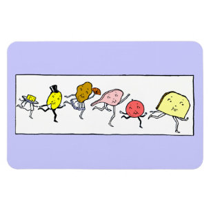 Favoriete voedingsmiddelen  kunst magneet