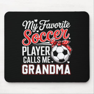 Favoriete voetballer belt oma op moederdag muismat