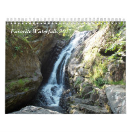 Favoriete watervallen 2017 kalender