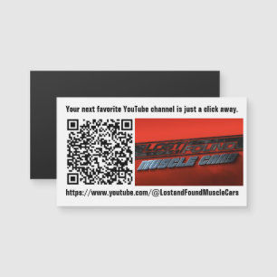Favoriete YouTube-kanaal QR-code magneet