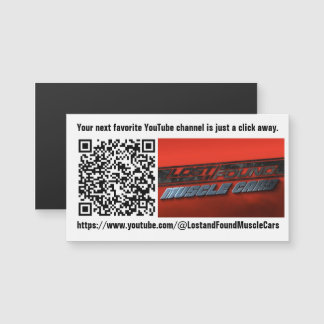 Favoriete YouTube-kanaal QR-code magneet