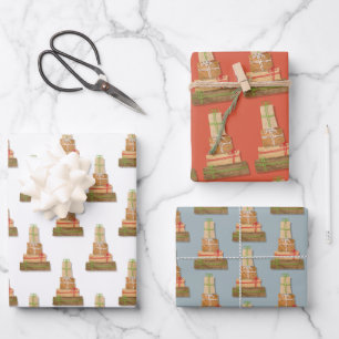 Favoriete zaken Bruin papier Verpakking Kerstmis Inpakpapier Vel