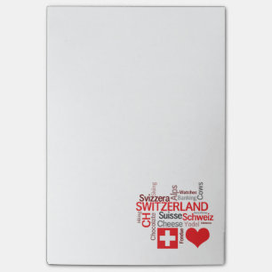 Favoriete Zwitserse dingen - Ik hou van Zwitserlan Post-it® Notes