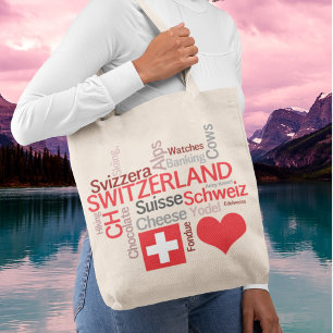 Favoriete Zwitserse dingen - Ik hou van Zwitserlan Tote Bag
