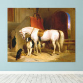 Favorieten, het bezit van H.R.H. Prince George Canvas Afdruk (Insitu (Houten vloer))