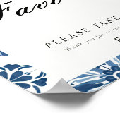 Favorieten Lemon Positano Trouwbord Poster (Hoek)