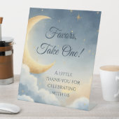 Favorieten, neem er een! Baby shower Tafelteken Reclamebord Met Voetstuk (Insitu)