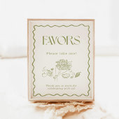 Favorieten Sign Fresh Off the Market Vrijgezellenf Poster