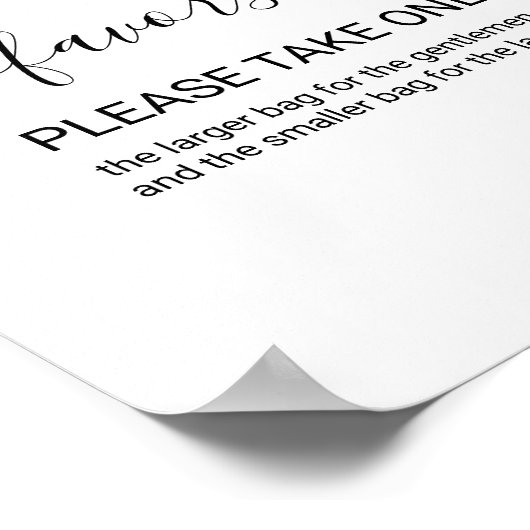 Favorieten voor groen poster (Hoek)