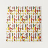 Favorieten voor soep - snijkunst wandkleed (Voorkant (horizontaal))