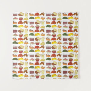 Favorieten voor soep - snijkunst wandkleed