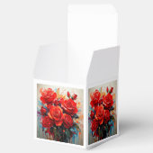 Favorietendoos - De rode rozen artwork Bedankdoosjes (Geopend)