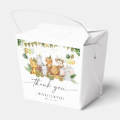 Favorietendoos voor babyfeestje in safari-stijl bedankdoosjes (Achterkant)