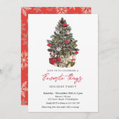 Favoris Fête cadeau échange de cadeaux Invitation (Devant / Derrière)