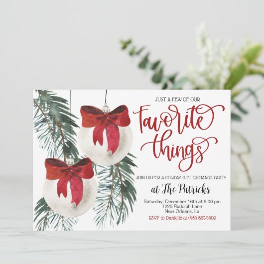 Favoris Fête Invitation (Debout devant)