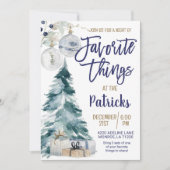 Favoris Fête Invitation (Devant)