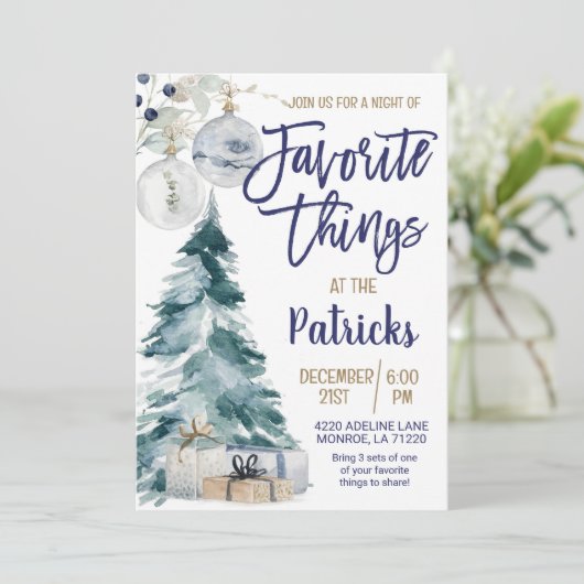 Favoris Fête Invitation (Debout devant)