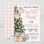 Favoris Fête Invitation (Devant / Derrière)