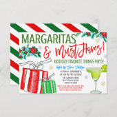 Favoris Noël Fête Invitation (Devant / Derrière)