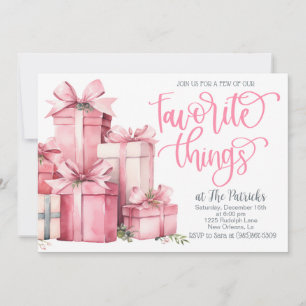 Favoris Pink Party Invitation