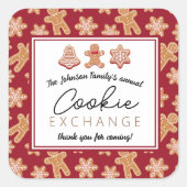 Favoriser Étiquette Sticker Christmas Cookie Excha (Devant)