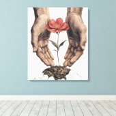 Favoriser la croissance - Art mural inspirant (Insitu (Plancher de Bois))