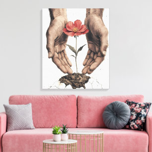 Favoriser la croissance - Art mural inspirant