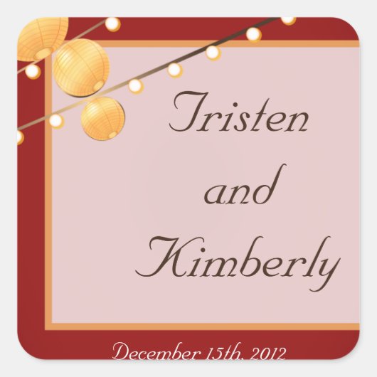 Favoriser les autocollants en papier Lanternes sur (Devant)