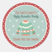 Favoriser les autocollants Retro Ugly Sweater Holi (Devant)