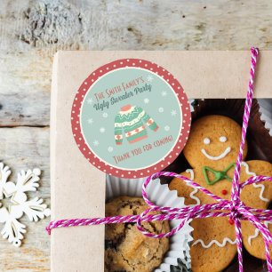 Favoriser les autocollants Retro Ugly Sweater Holi