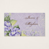 Favoriser les cartes-cadeaux - Mariage d'Hydrangea (Dos)