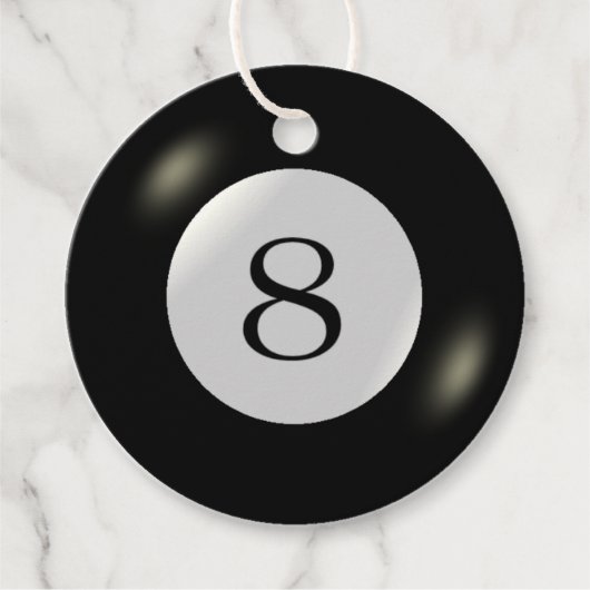 Favoriser les étiquettes - Billard - 8 Bal (Devant)