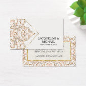 Favoriser les étiquettes cadeau Damask Pattern Swi (Bureau)