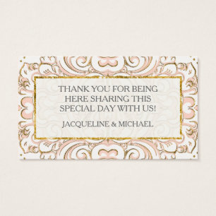 Favoriser les étiquettes cadeau Damask Pattern Swi