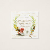 Favoriser les étiquettes cadeaux Automne Chêne Feu (Devant)