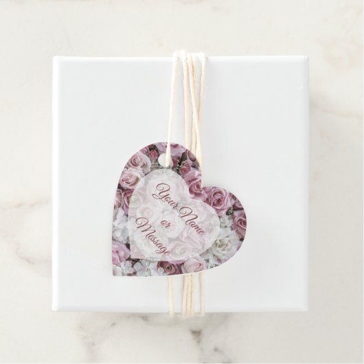 Favoriser les étiquettes - Collage Rose victorien (En situation)