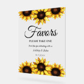 Favoriser les tournesols Mariages Jaune (Angle)