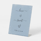 Favoriser signe bleu poussiéreux argent amour est (Recto)