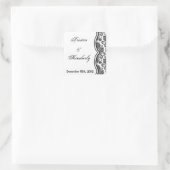 Favoriser Stickers Black White Damask Lace Impress (Sac)