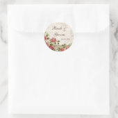 Favoriser Stickers Cadeaux ou Seals, Trellis Rose  (Sac)