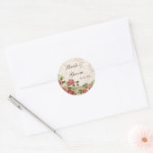 Favoriser Stickers Cadeaux ou Seals, Trellis Rose  (Enveloppe)