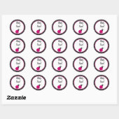 Favoriser Stickers Couple Black Spring Time Lady B (Feuille)