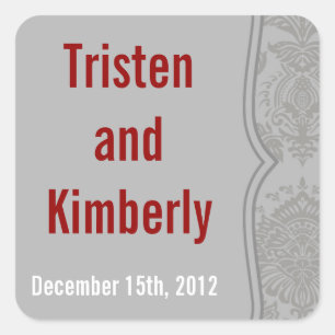 Favoriser Stickers Moderne Gris Damas Dentelle Imp