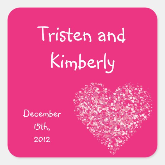 Favoriser Stickers Pétales Floraux rose Rose (Devant)