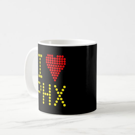 Favorite Airport Code Coffee Mug Koffiemok (Voorkant links)