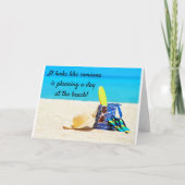 FAVORITE BEACH BUM TURNS **50 * * KAART (Voorkant)