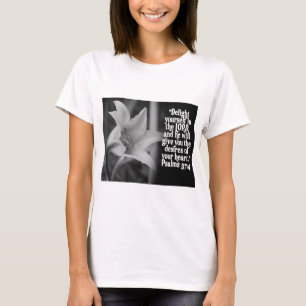 FAVORITE BIBLE SCRIPTURE PSALM 37:4 T-SHIRT