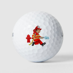 **FAVORITE FIREMAN* GOLF BALL GOLFBALLEN