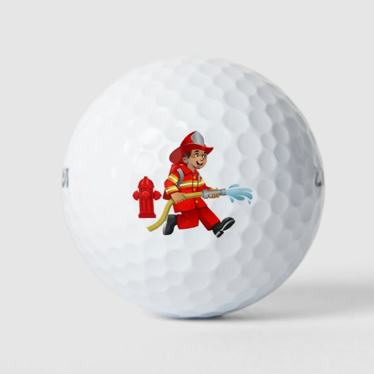 **FAVORITE FIREMAN* GOLF BALL GOLFBALLEN (Voorkant)