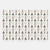 Favorite Gnomie Enveloppement de Noël Feuilles de  (Devant 2)